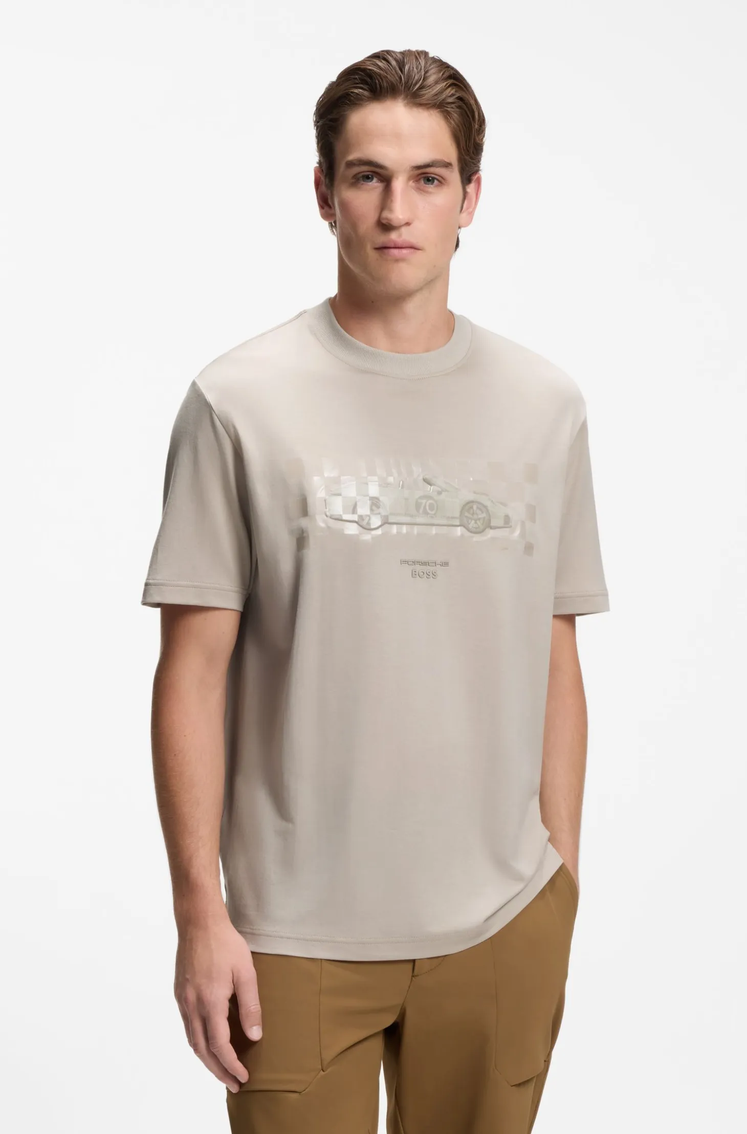 Porsche x BOSS T-shirt with gloss artwork