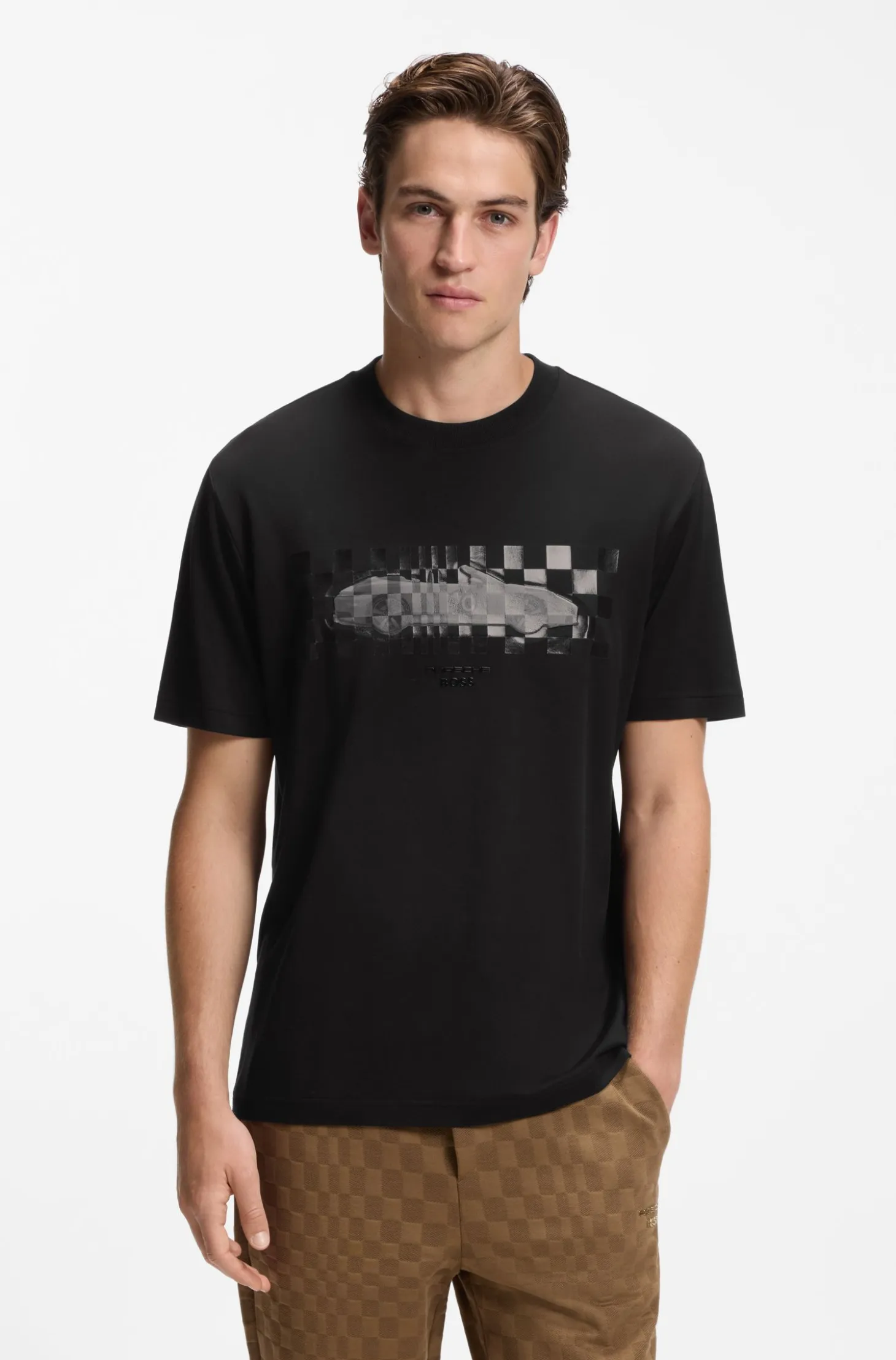 Porsche x BOSS T-shirt with gloss artwork