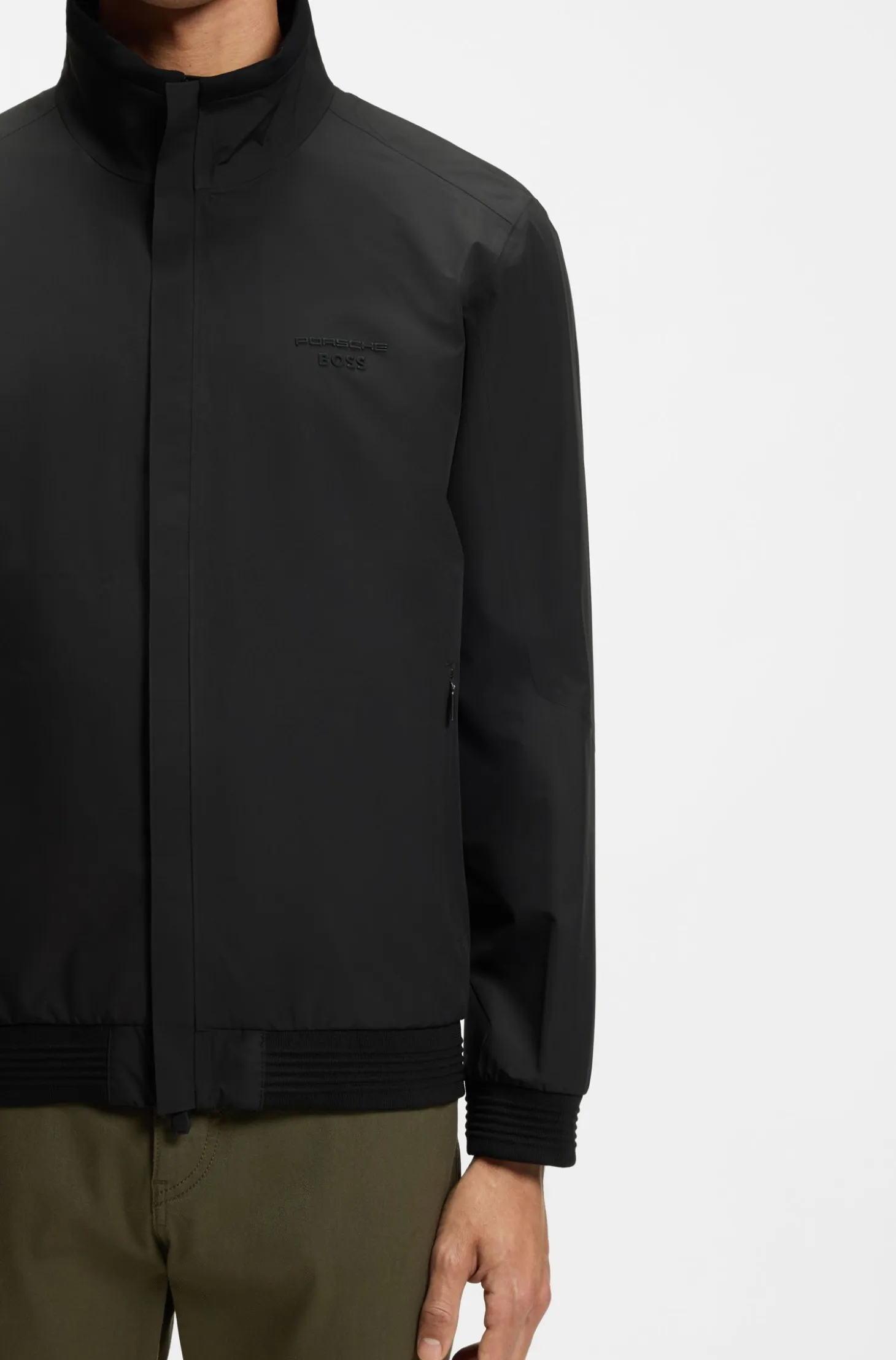 Porsche x BOSS water-repellent softshell jacket