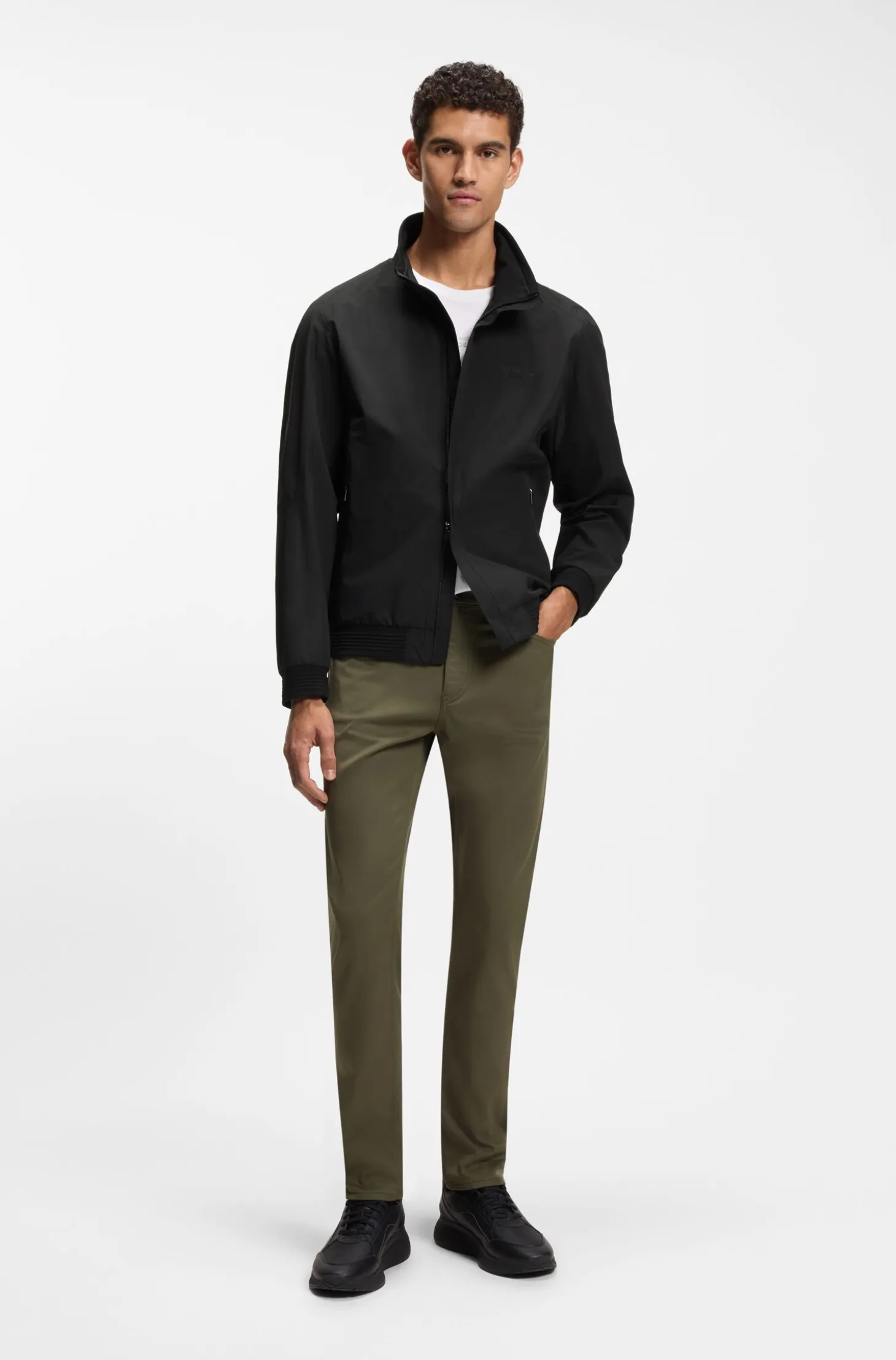 Porsche x BOSS water-repellent softshell jacket