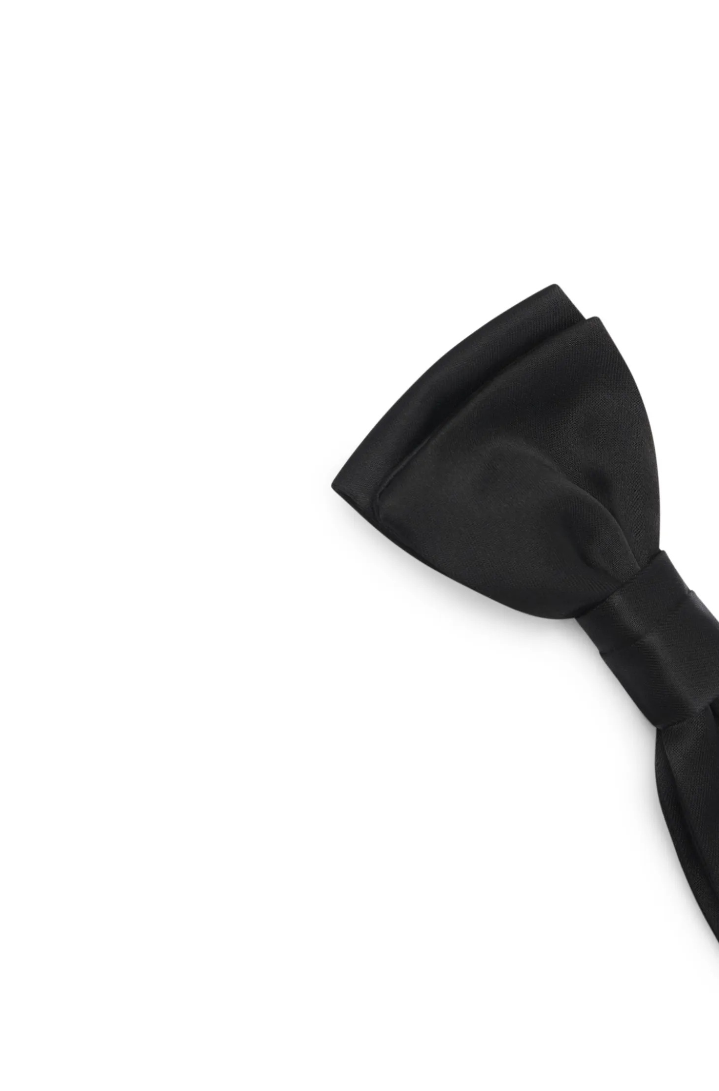 Pre-tied bow tie in a silk blend