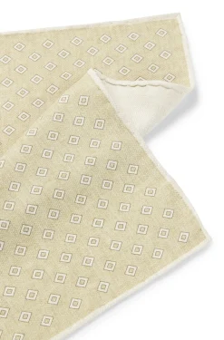Printed pocket square in silk
