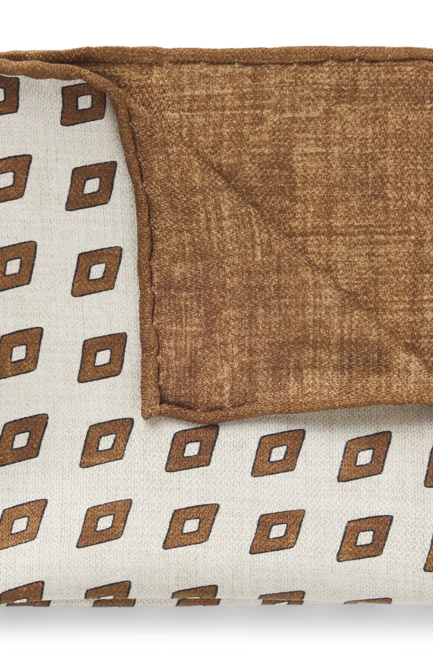 Printed pocket square in silk