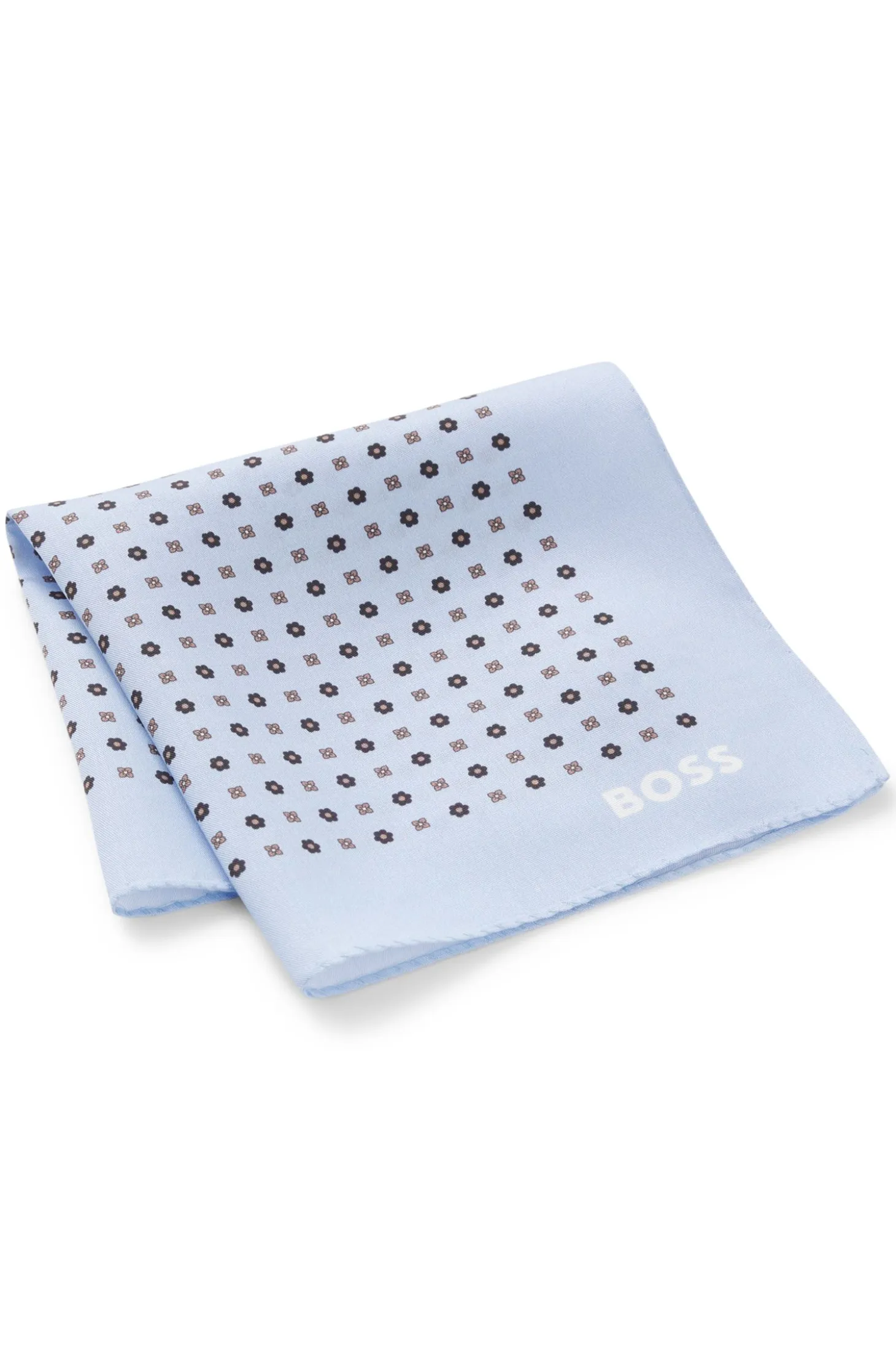 Printed pocket square with logo