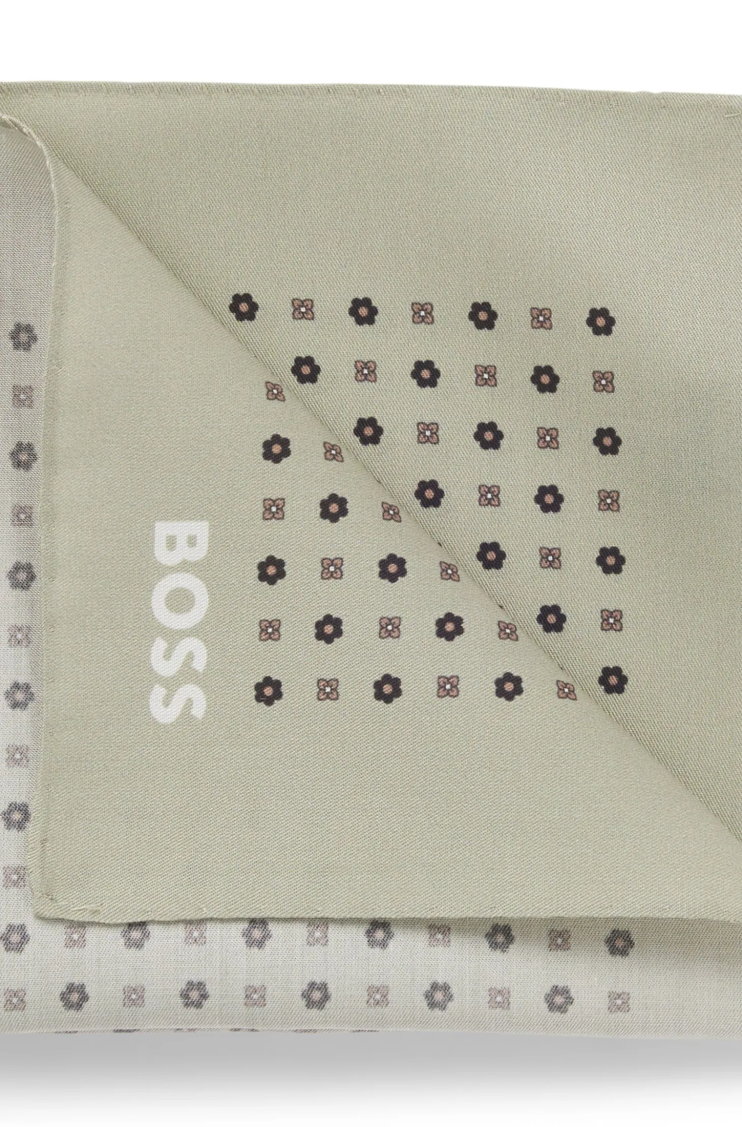 Printed pocket square with logo