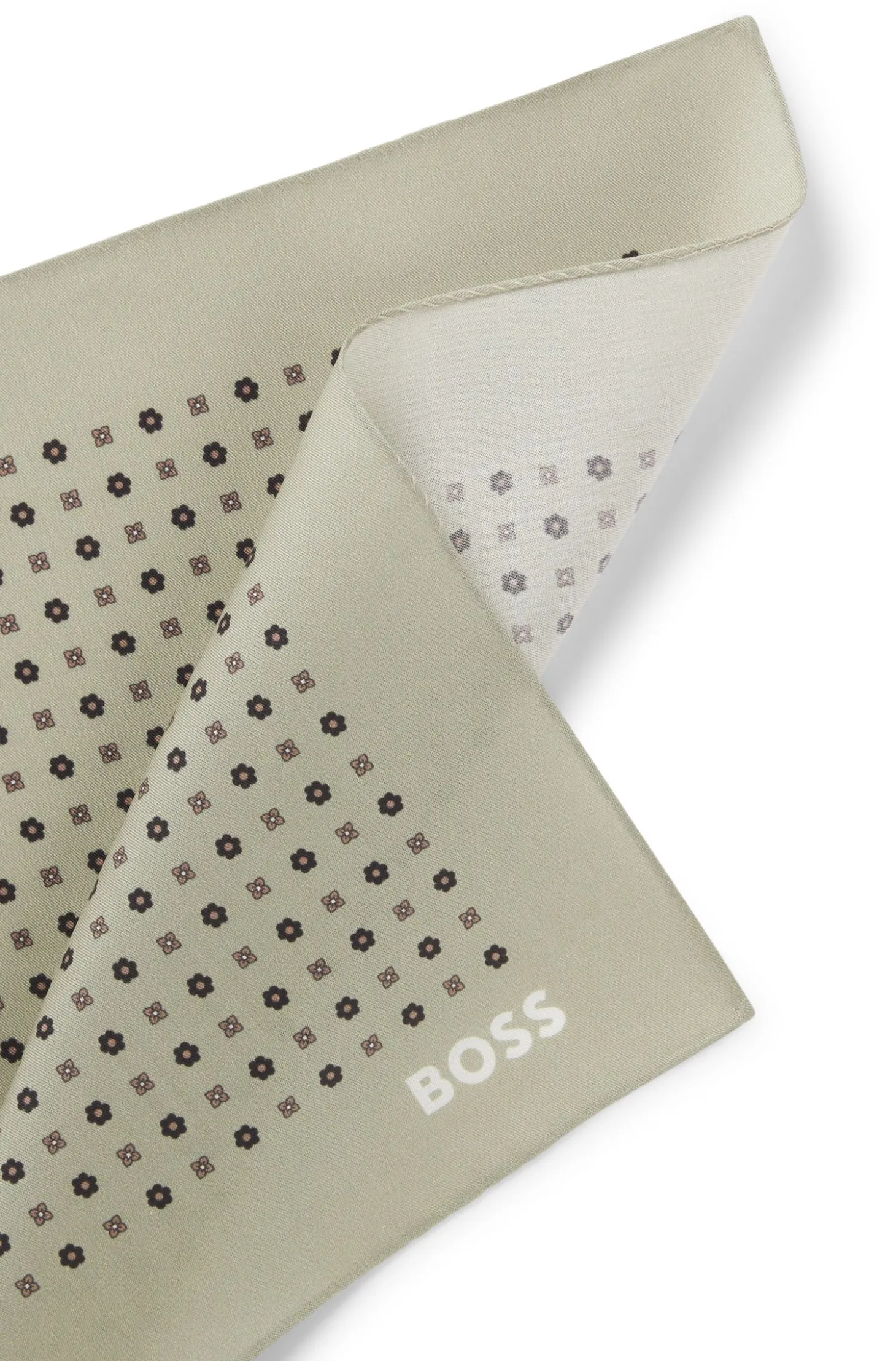 Printed pocket square with logo