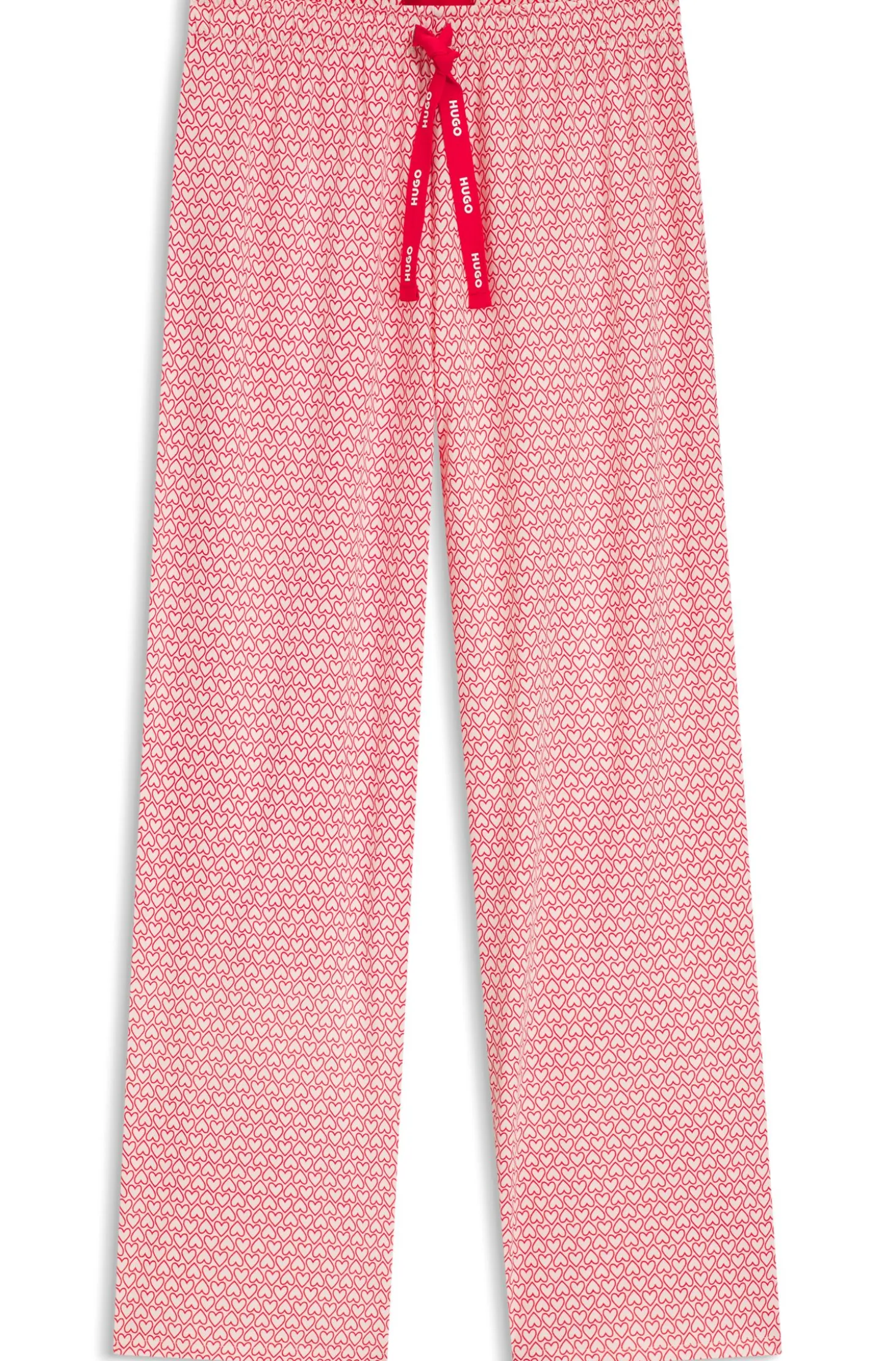 Printed pyjama bottoms in stretch modal and cotton