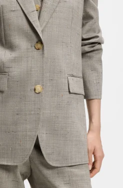 Regular-fit blazer in a wool blend