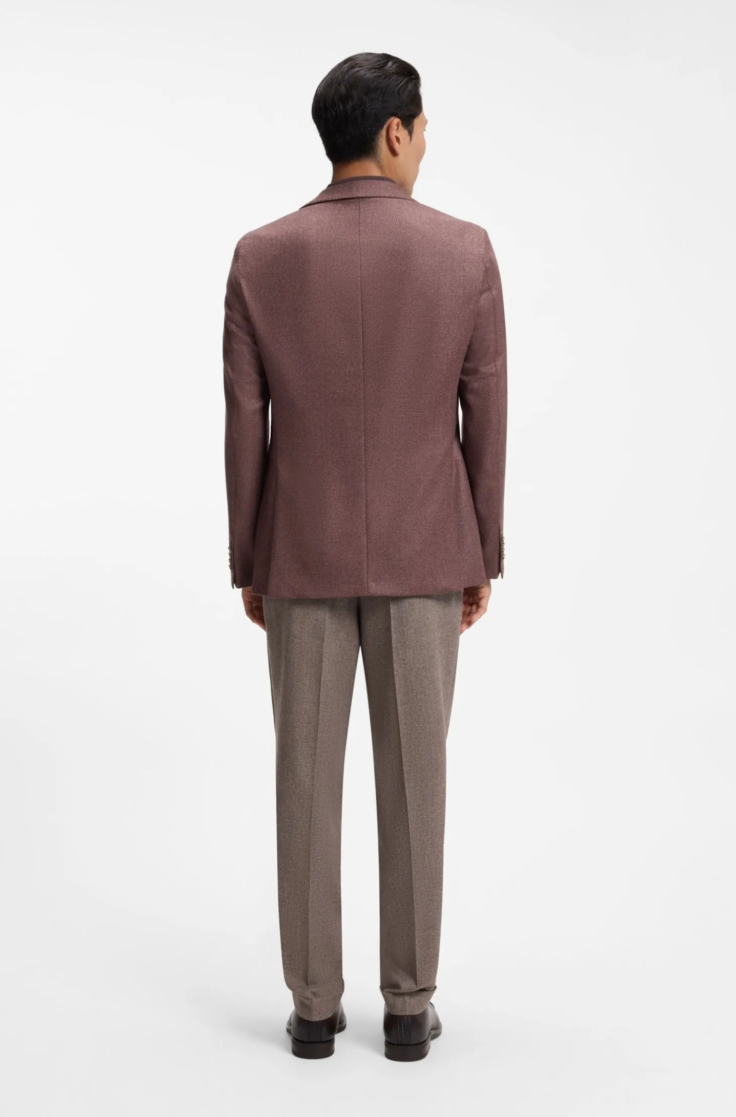 Regular-fit blazer in Loro Piana wool-silk