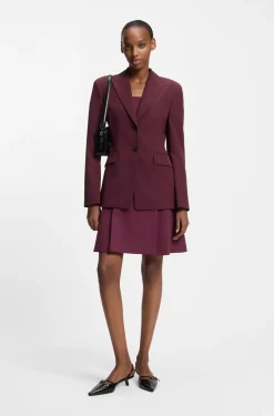 Regular-fit blazer in stretch material