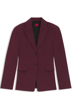 Regular-fit blazer in stretch material