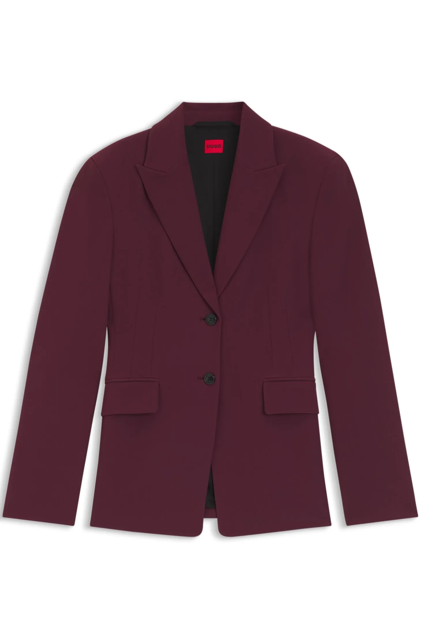 Regular-fit blazer in stretch material