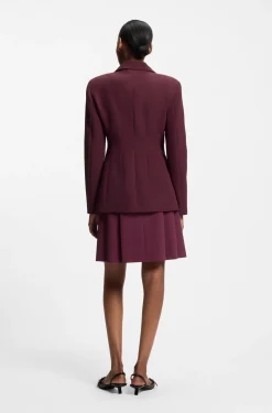 Regular-fit blazer in stretch material