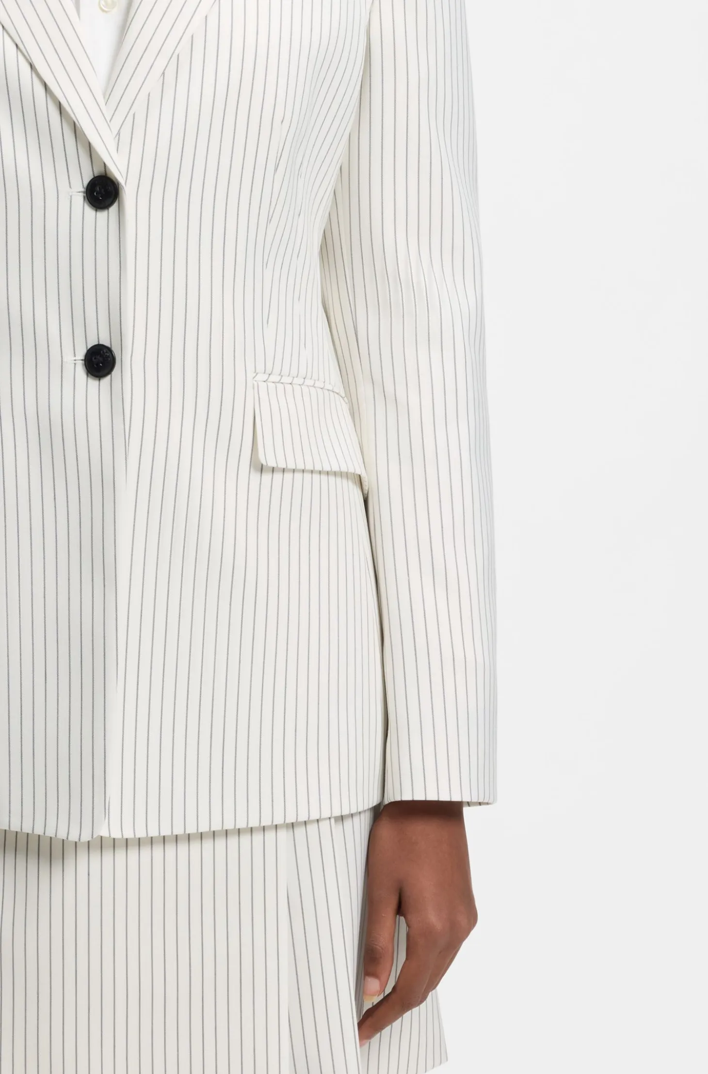 Regular-fit blazer with pinstripe