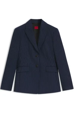 Regular-fit blazer with pinstripe