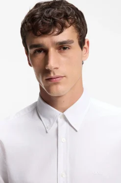 Regular-fit button-down shirt in Oxford cotton