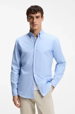 Regular-fit button-down shirt in Oxford cotton