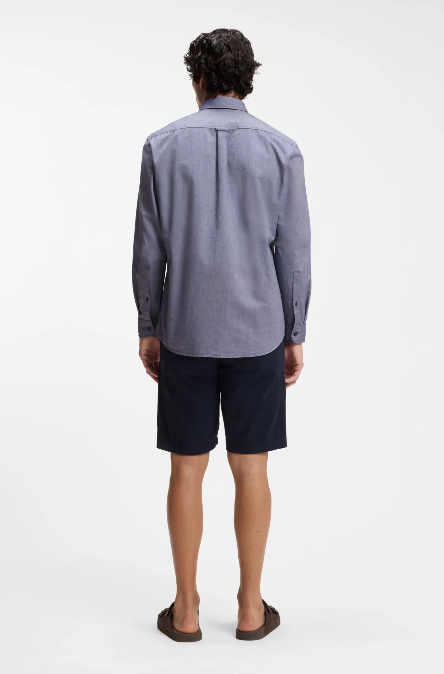 Regular-fit button-down shirt in Oxford cotton