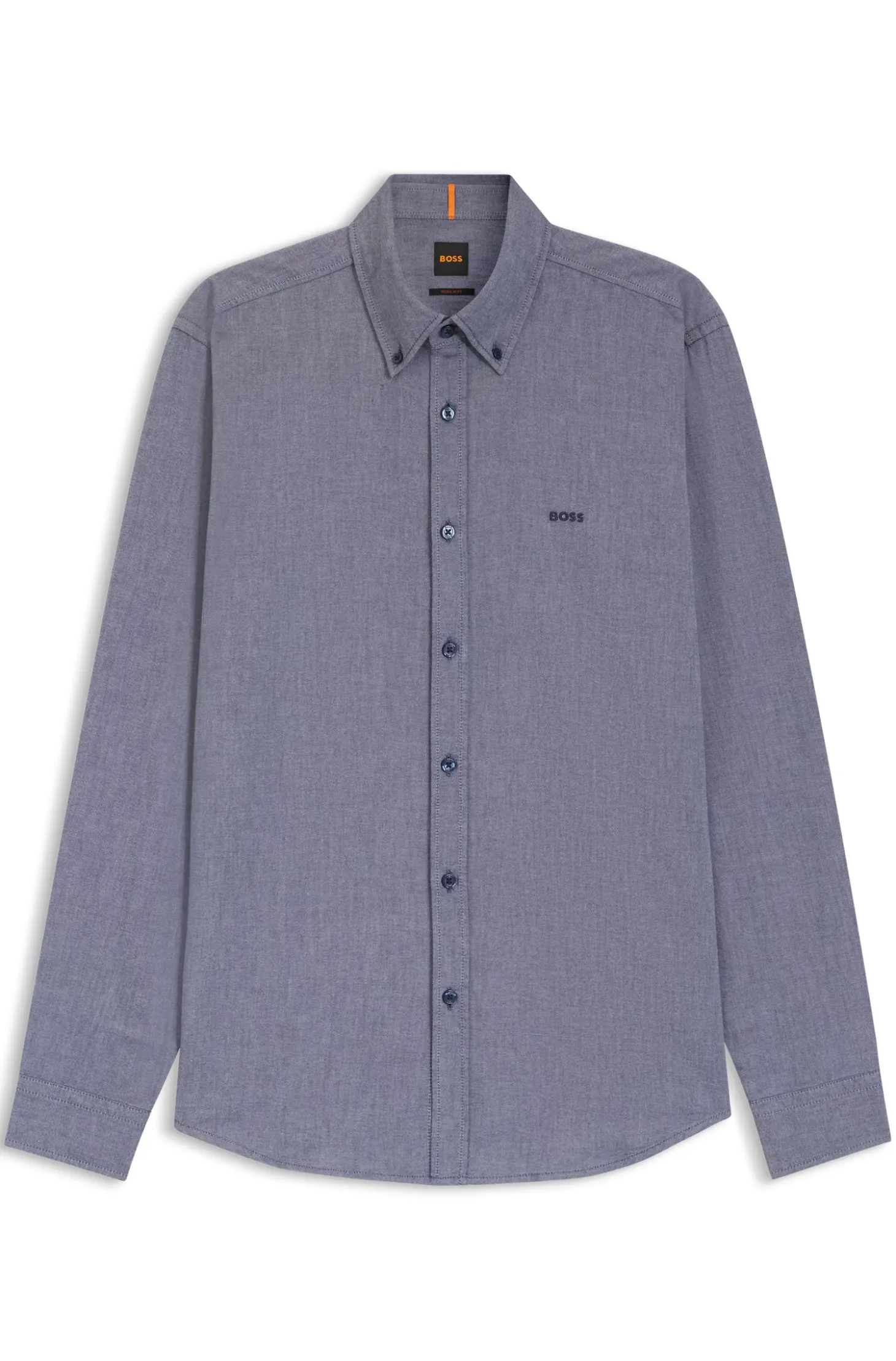 Regular-fit button-down shirt in Oxford cotton