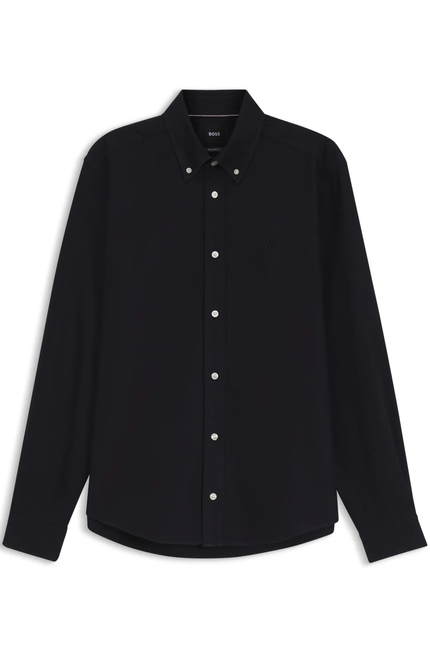 Regular-fit button-down shirt in Oxford cotton
