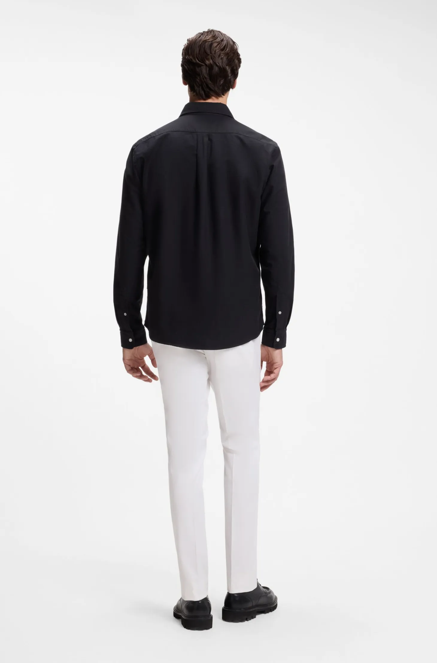 Regular-fit button-down shirt in Oxford cotton