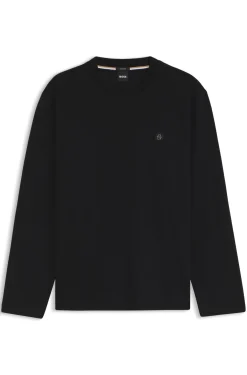 Regular-fit cotton T-shirt with subtle logo detail