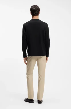 Regular-fit cotton T-shirt with subtle logo detail