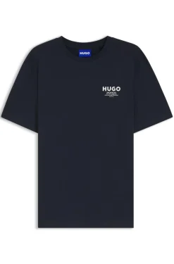 Regular-fit cotton T-shirt with logo print
