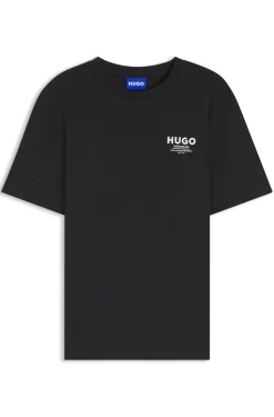 Regular-fit cotton T-shirt with logo print