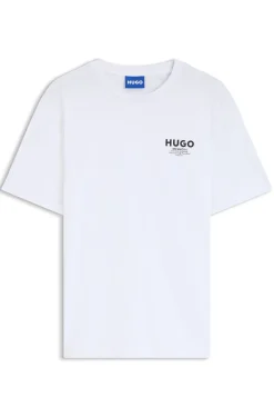 Regular-fit cotton T-shirt with logo print