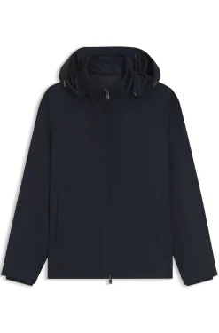 Regular-fit hooded jacket with water-repellent finish