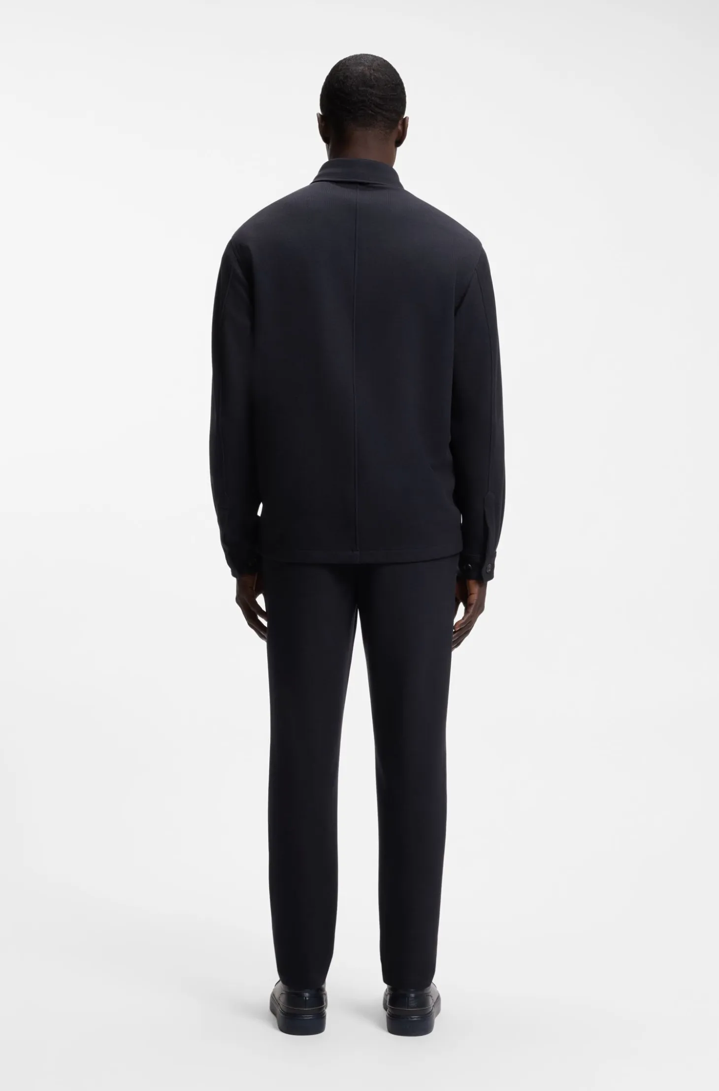 Regular-fit jacket in stretch jersey