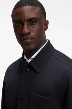 Regular-fit jacket in stretch jersey