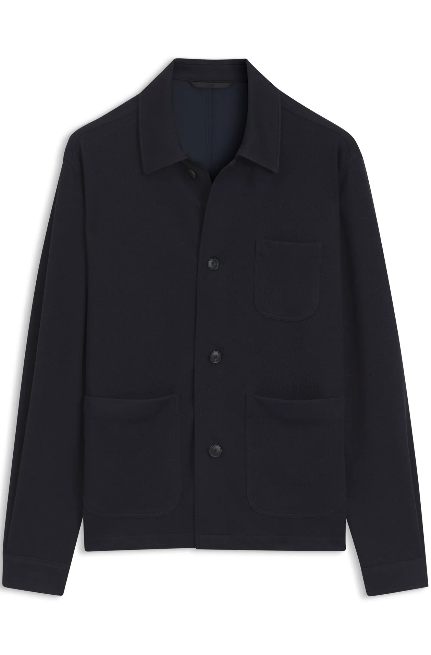 Regular-fit jacket in stretch jersey