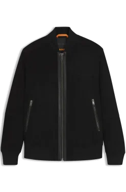 Regular-fit jacket in suede