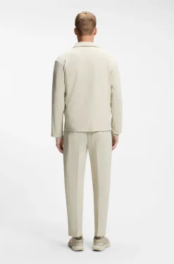 Regular-fit jacket in water-repellent stretch fabric
