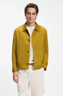 Regular-fit jacket with micro pattern