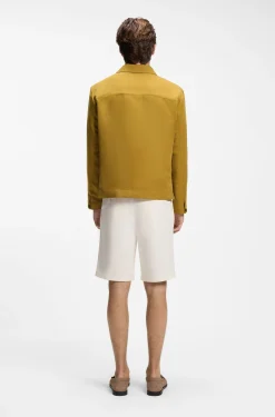 Regular-fit jacket with micro pattern