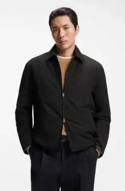 Regular-fit jacket with water-repellent finish