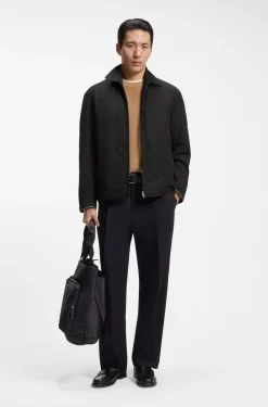 Regular-fit jacket with water-repellent finish
