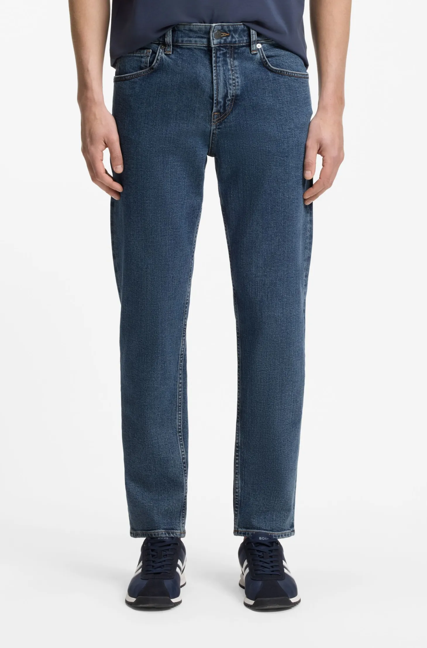 Regular-fit jeans in stretch cotton