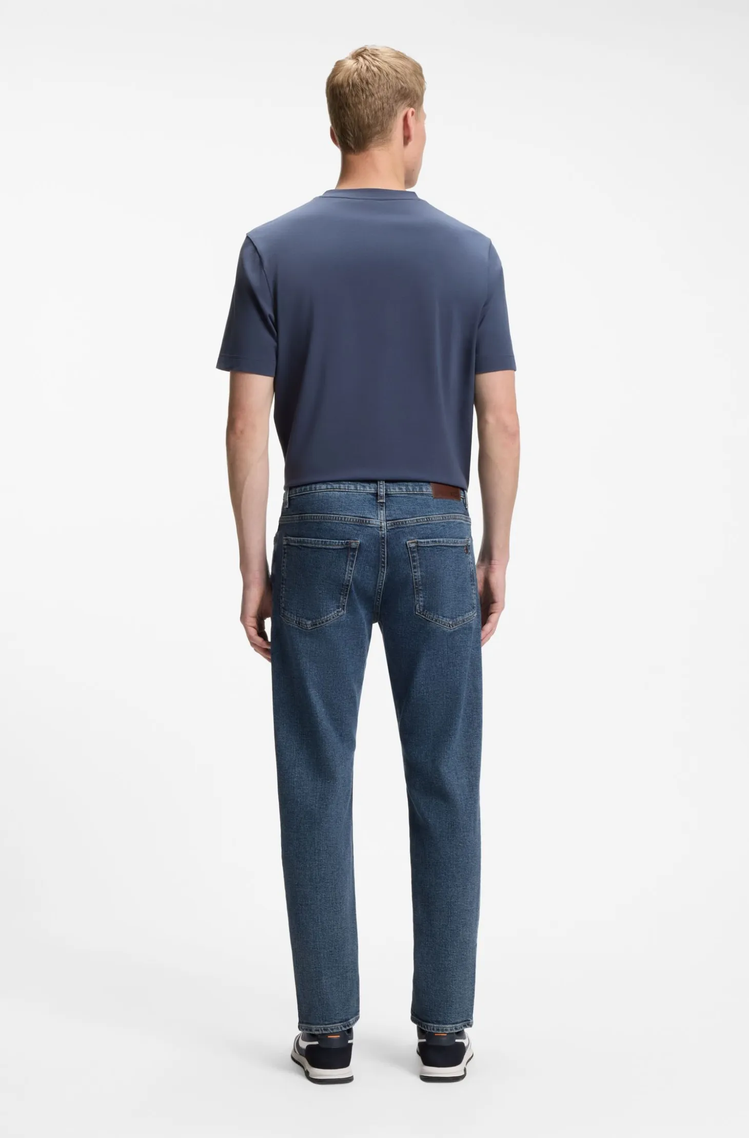 Regular-fit jeans in stretch cotton