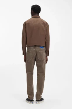 Regular-fit jeans in washed denim