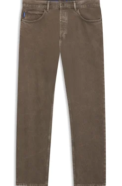 Regular-fit jeans in washed denim