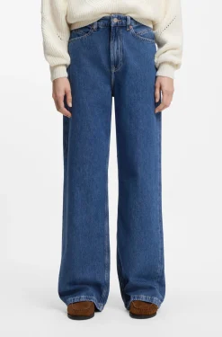 Regular-fit jeans with wide leg
