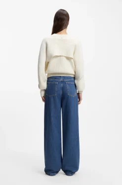 Regular-fit jeans with wide leg