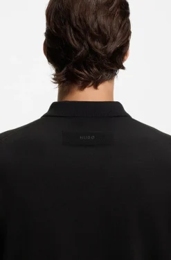 Regular-fit knitted jacket with ribbed trims