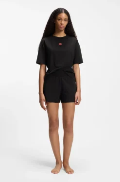 Regular-fit loungewear bottoms in stretch fabric