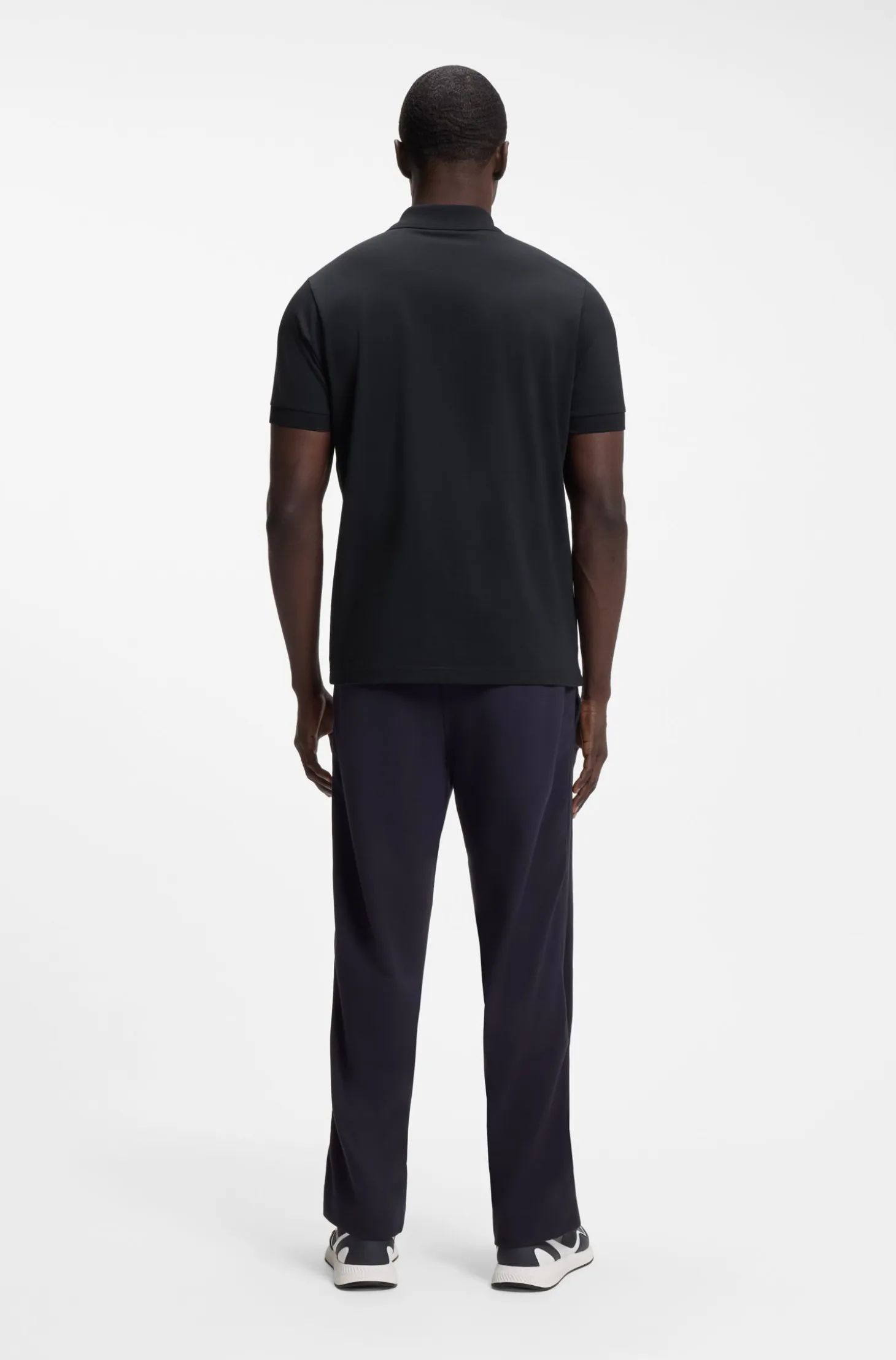 Regular-fit polo with embroidered logo