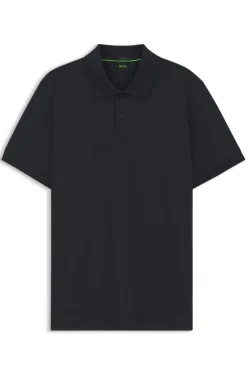 Regular-fit polo with embroidered logo